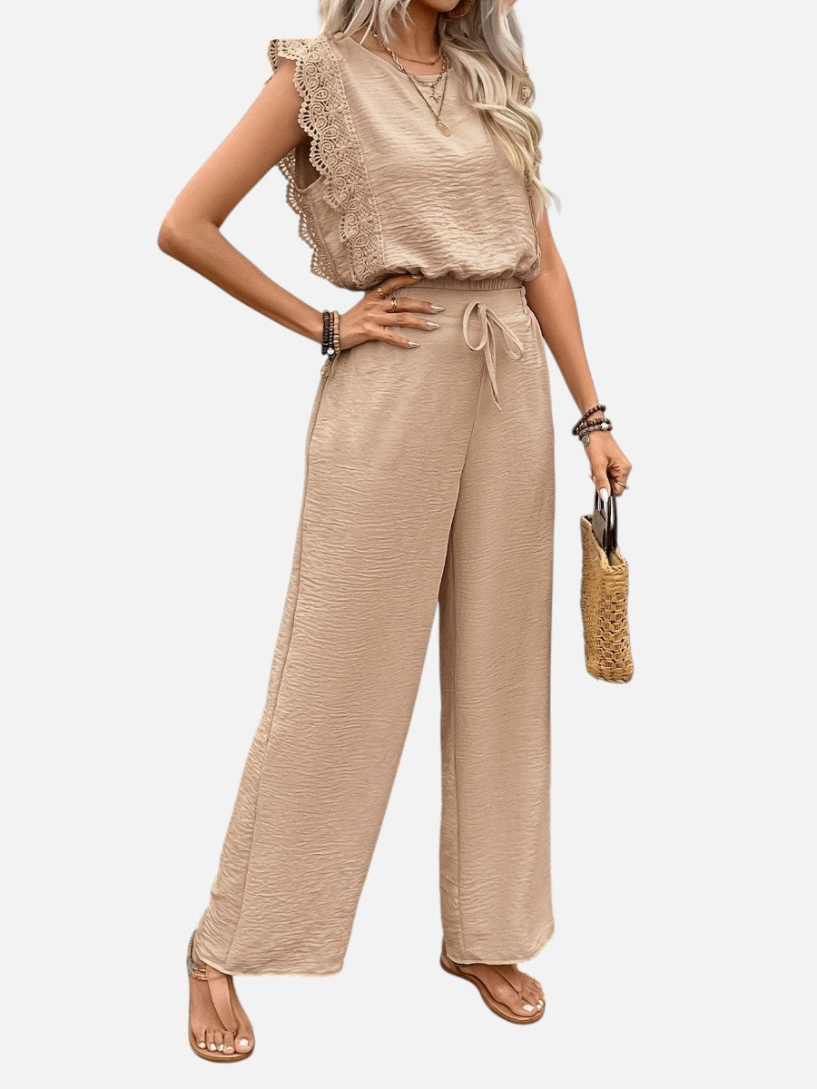 Odette | Ensemble Haut et Pantalon Large Femme