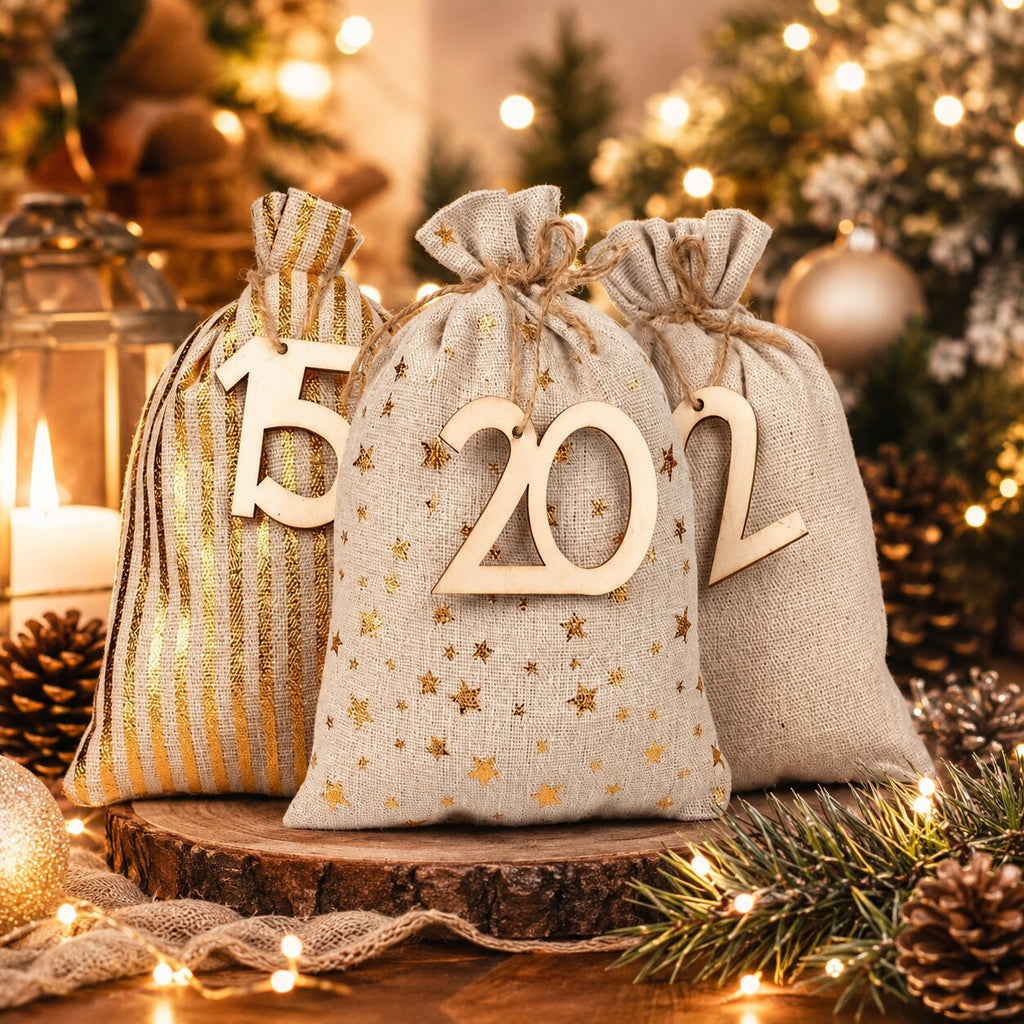 Sachets de calendrier de l'Avent à remplir 2026