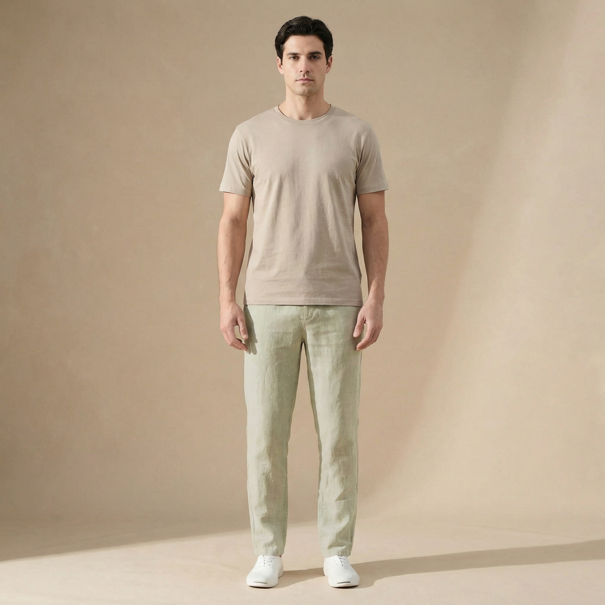 Alban | Pantalon Lin Coupe Droite