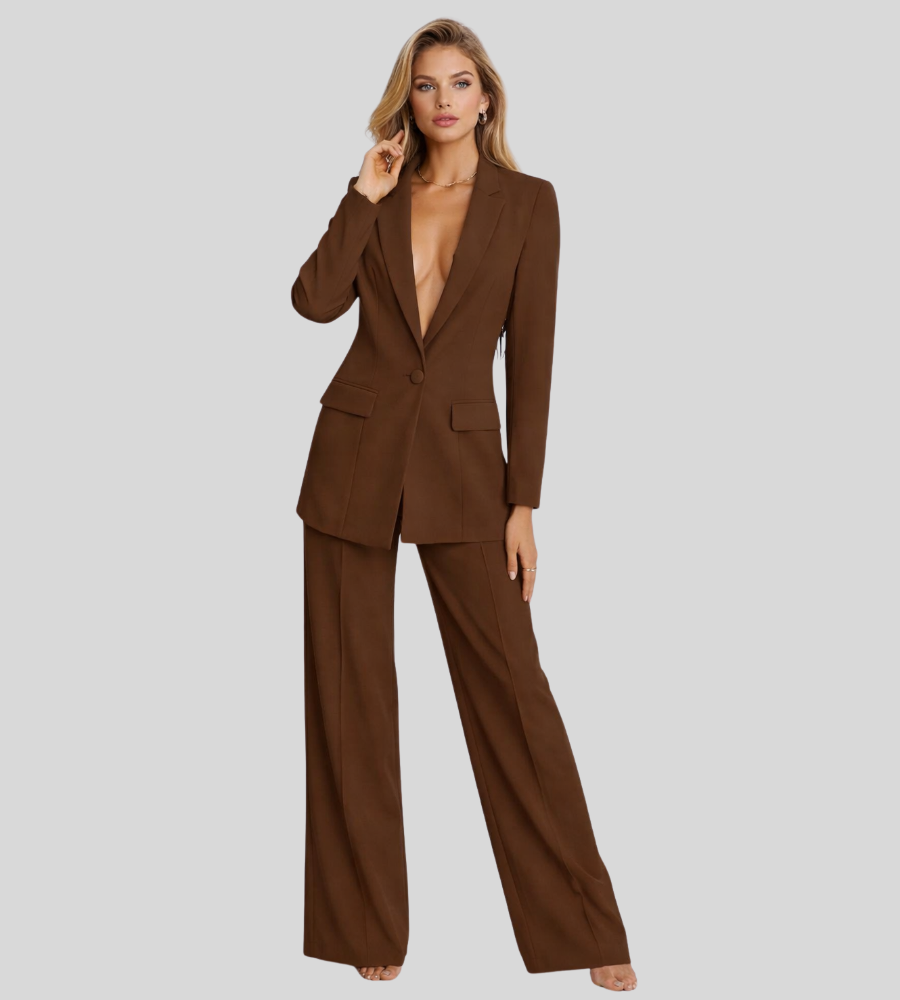 Antoinette | Ensemble Blazer Lin Femme