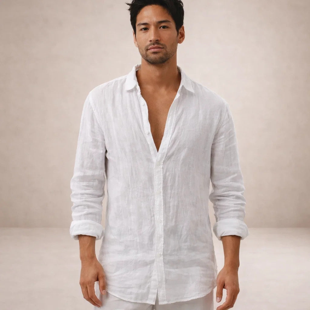 Noé | Chemise Lin Manches Longues