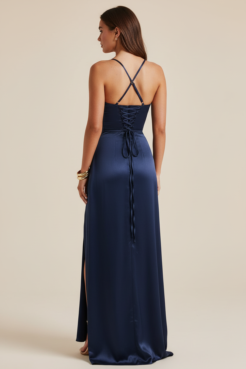 Lucienne | Robe de Soirée Satin Femme
