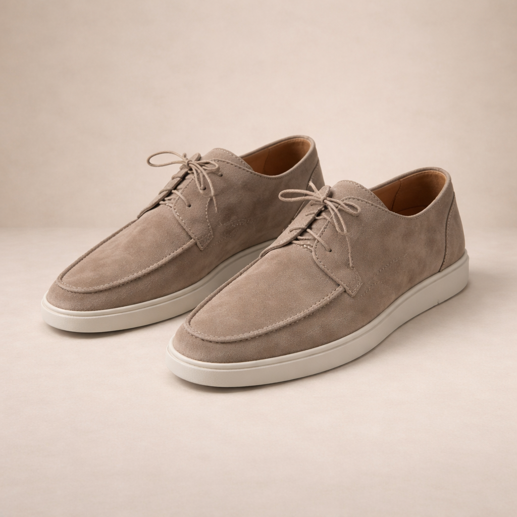 Maxence | Mocassins Suédine Lacés