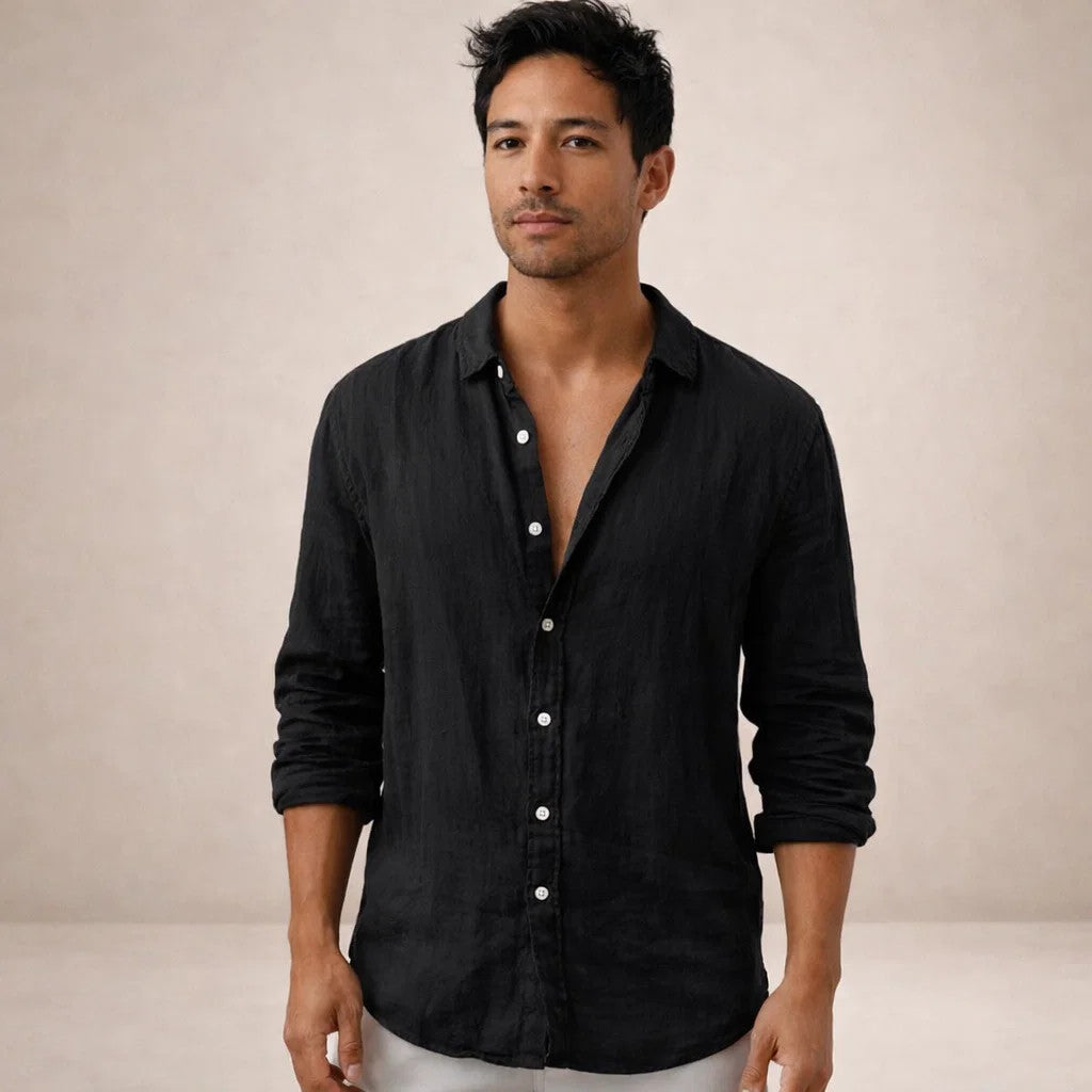 Noé | Chemise Lin Manches Longues