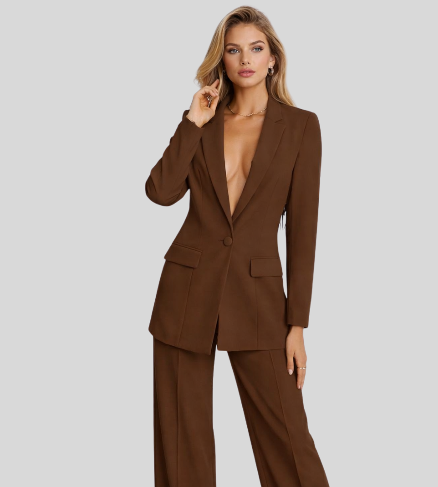 Antoinette | Ensemble Blazer Lin Femme
