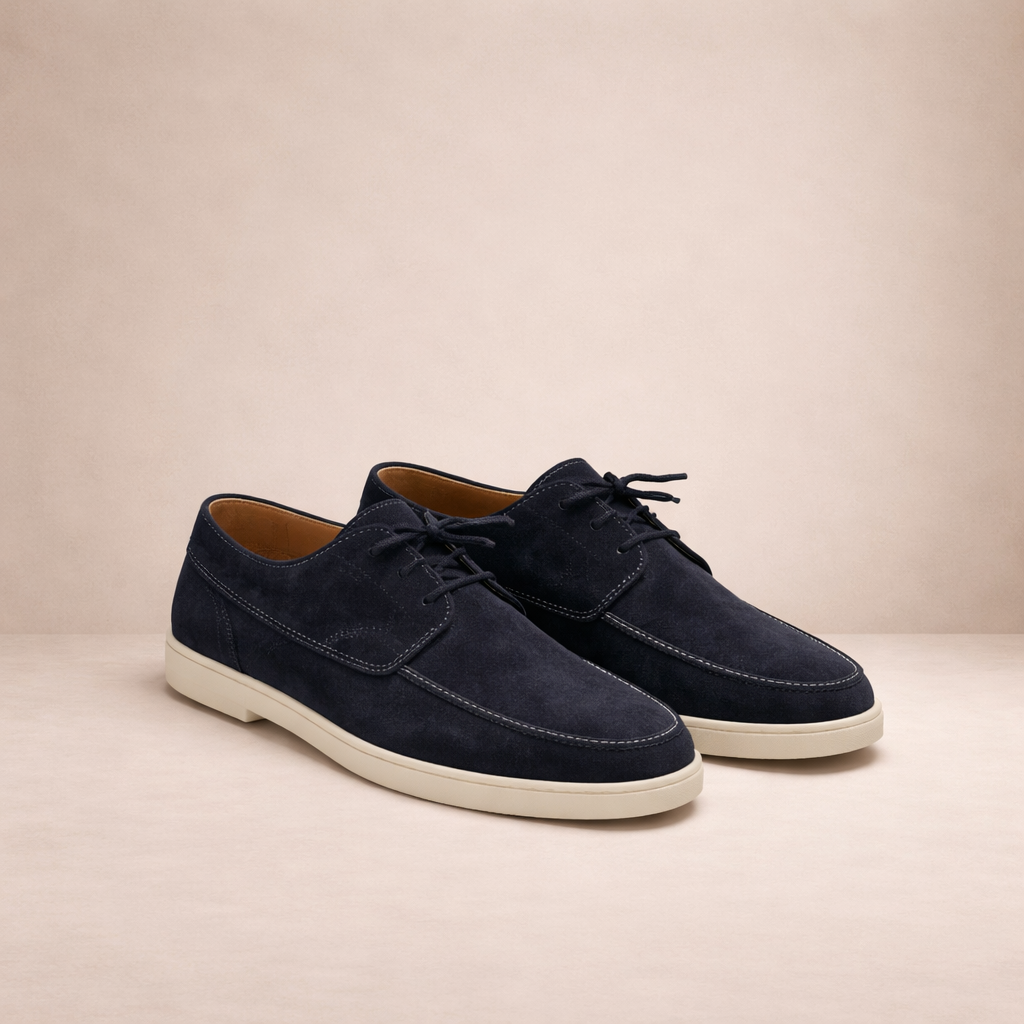 Maxence | Mocassins Suédine Lacés
