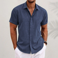 Eustache | Chemise Lin Manches Courtes Style