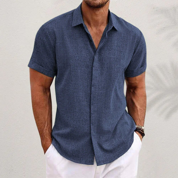 Samuel | Chemise Lin Manches Courtes
