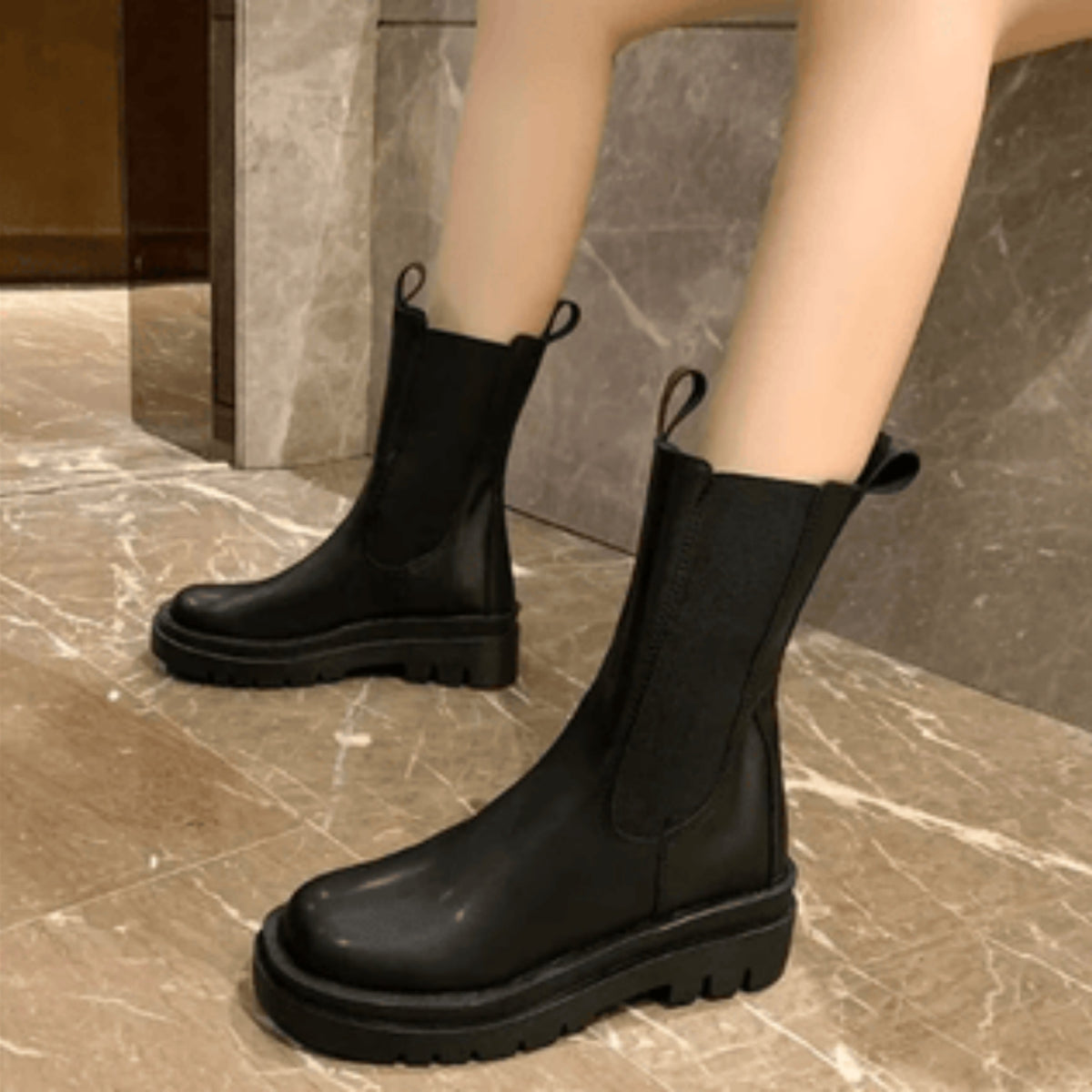 Ysaline | Bottines Chelsea Élastiques