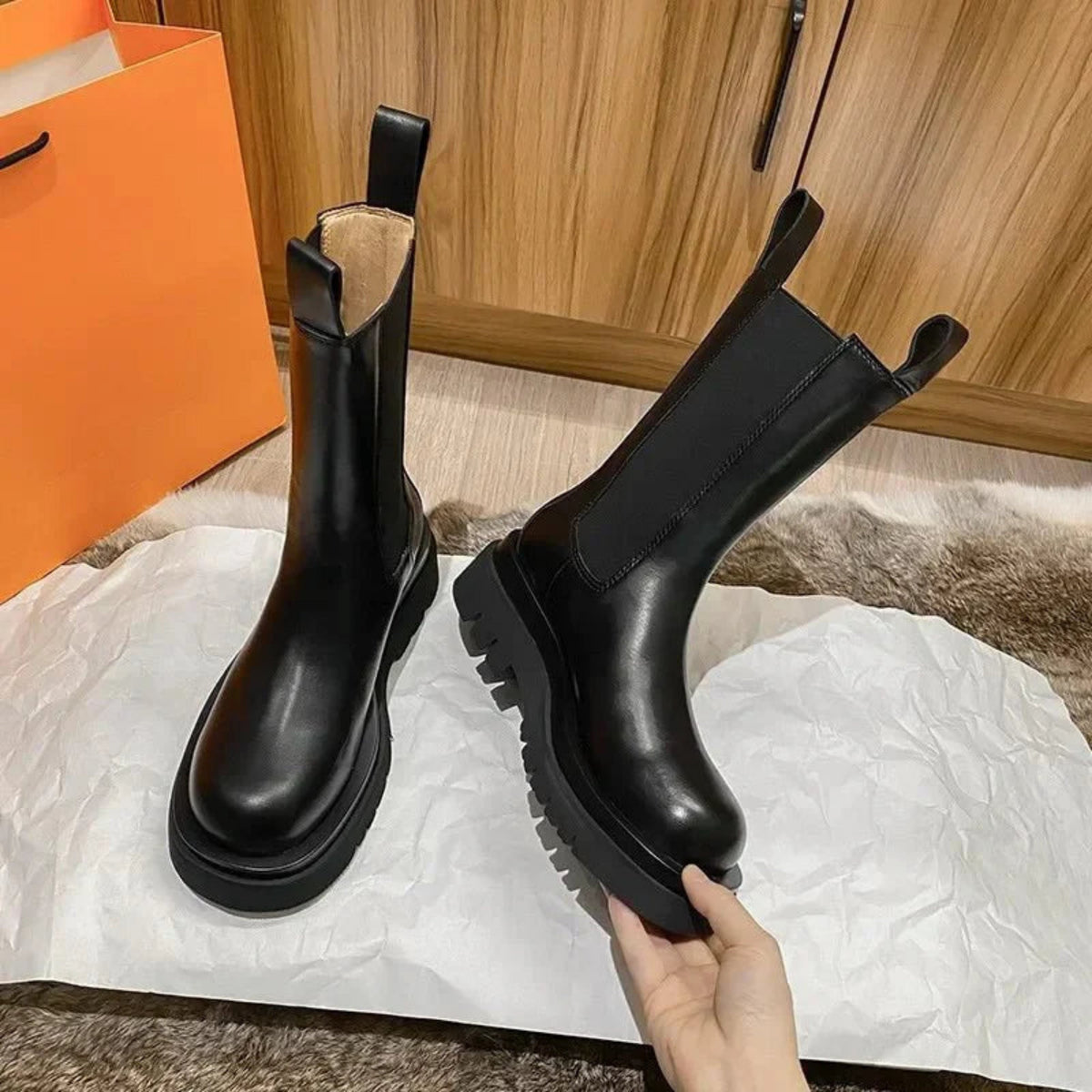 Ysaline | Bottines Chelsea Élastiques