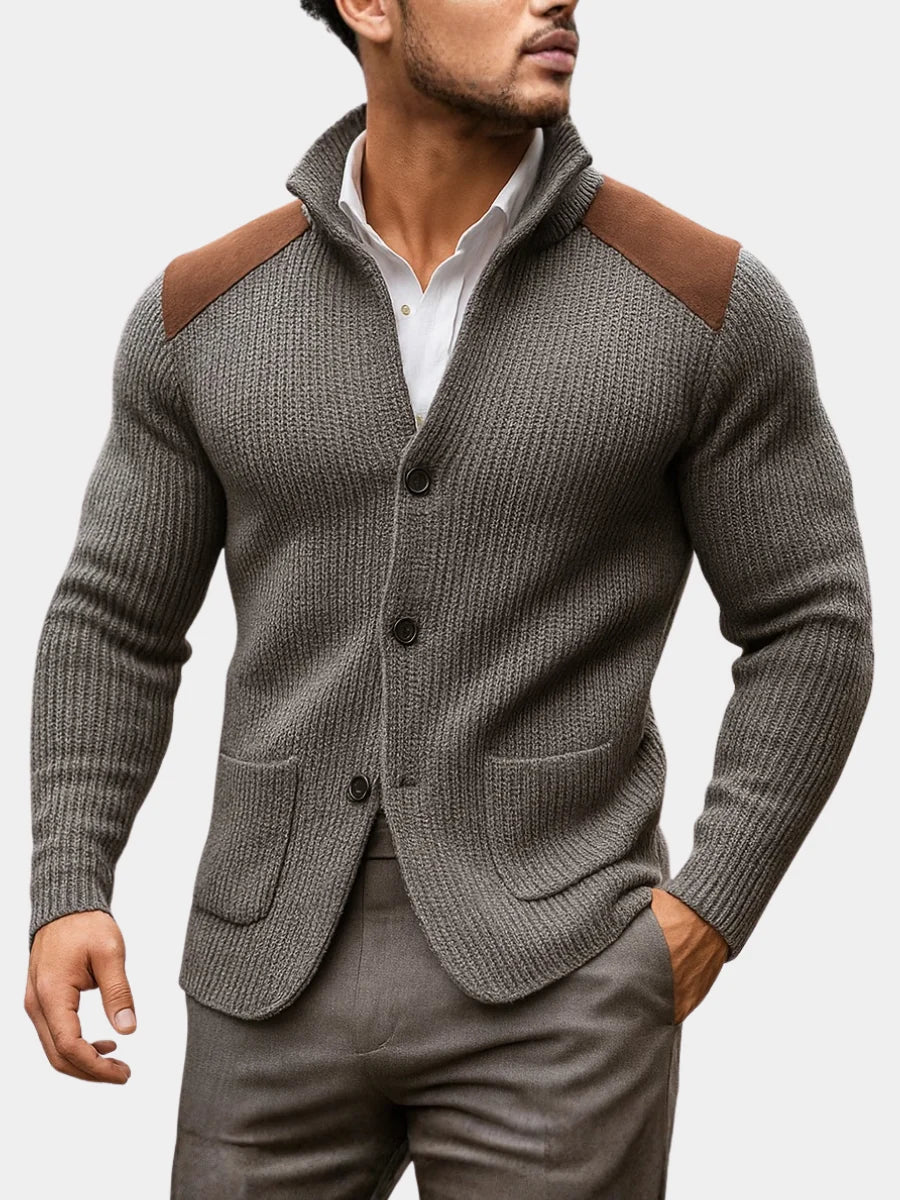 Gildas | Gilet Col Montant Boutonné