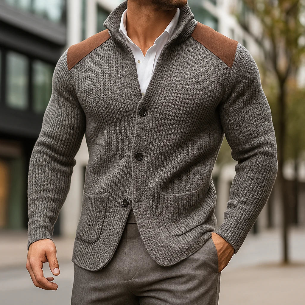 Gildas | Gilet Col Montant Boutonné