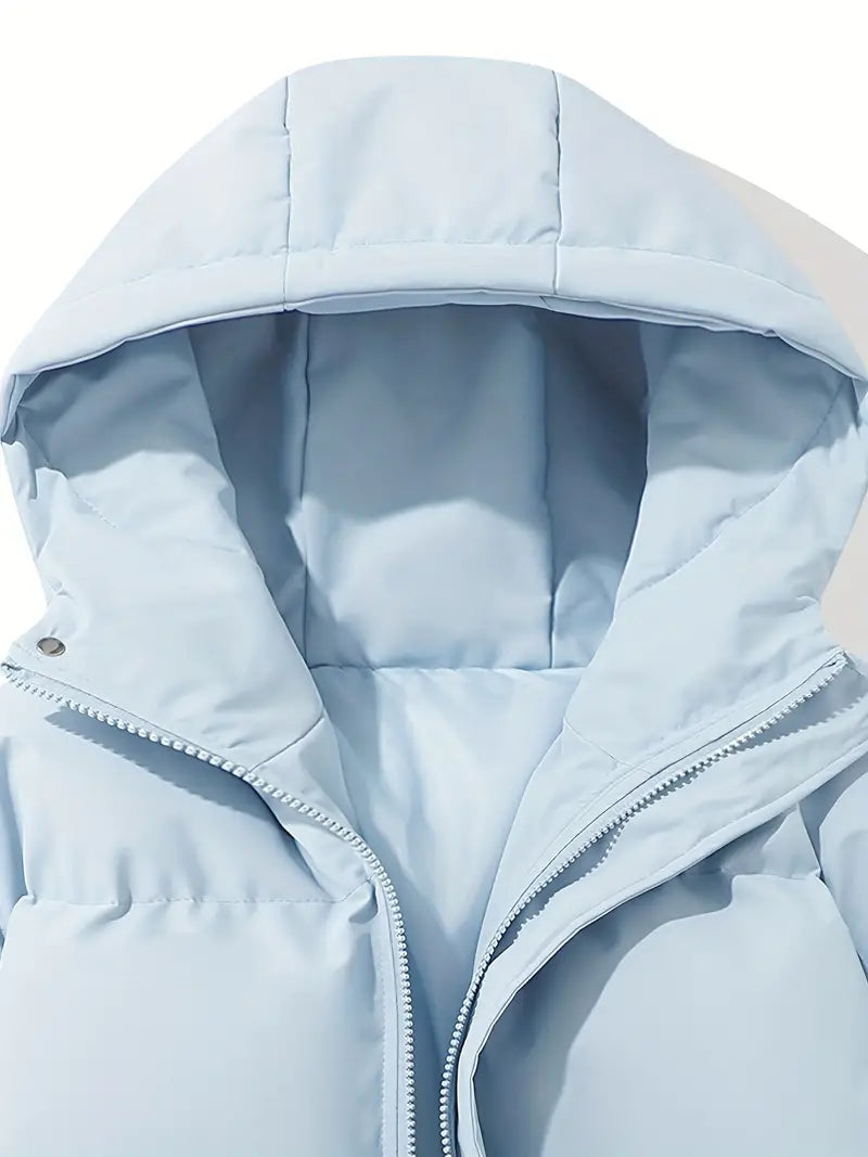 Isadora | Manteau d'Hiver Cintré Capuche Doublée