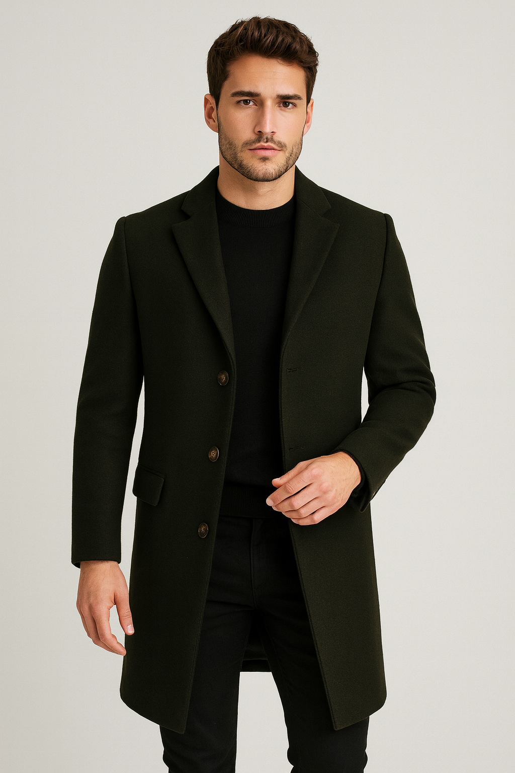 Hunold | Manteau Long Boutonné