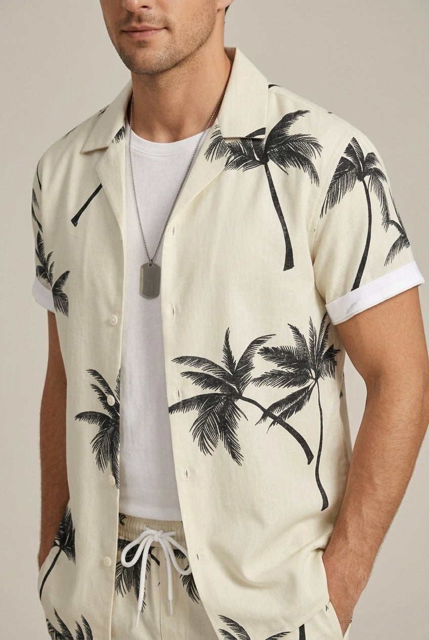 Numa | Ensemble Imprimé Palmiers Short