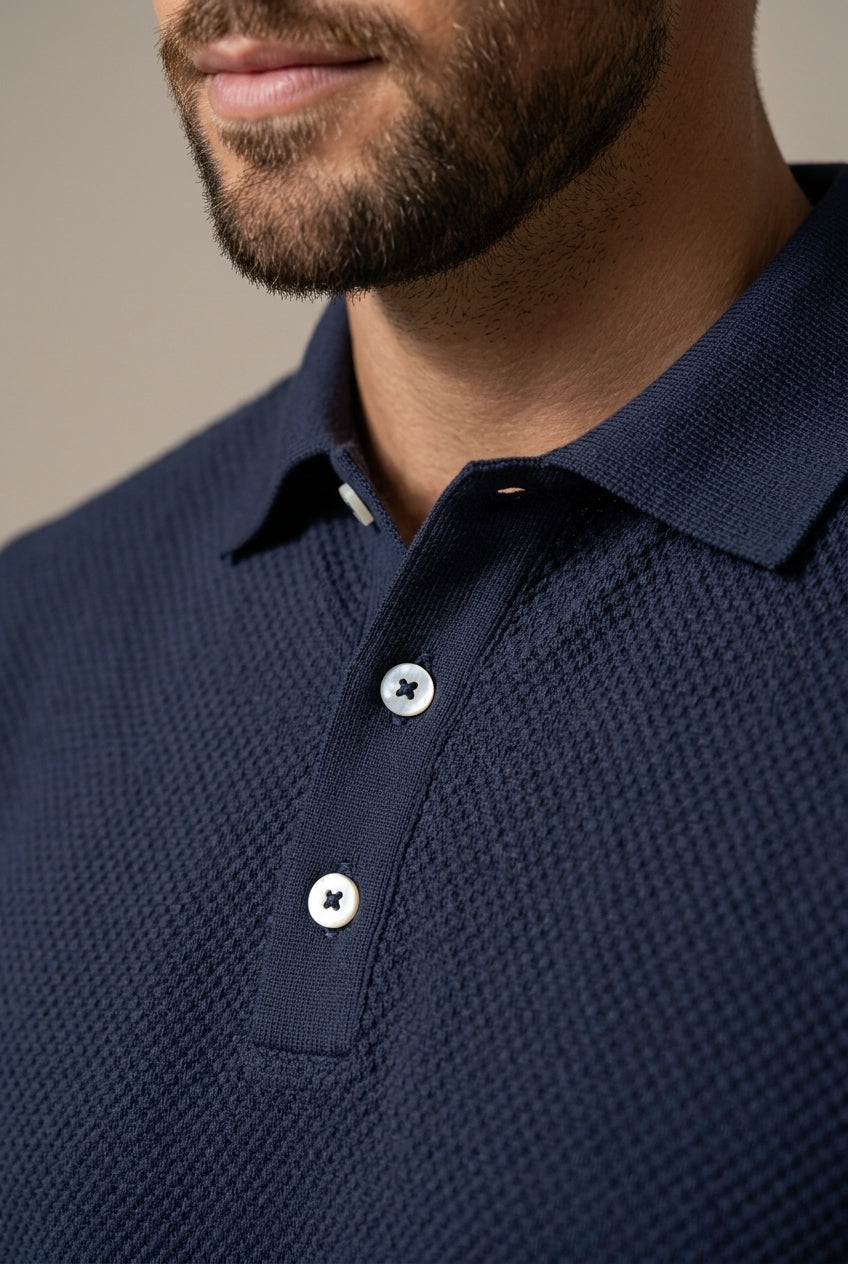 Achille | Ensemble Polo Texturé Short