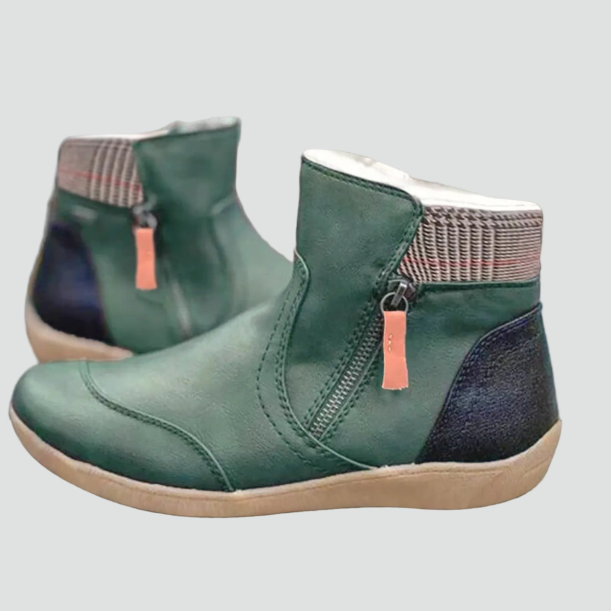 Lucia | Bottines Zip Latéral Semelle Souple