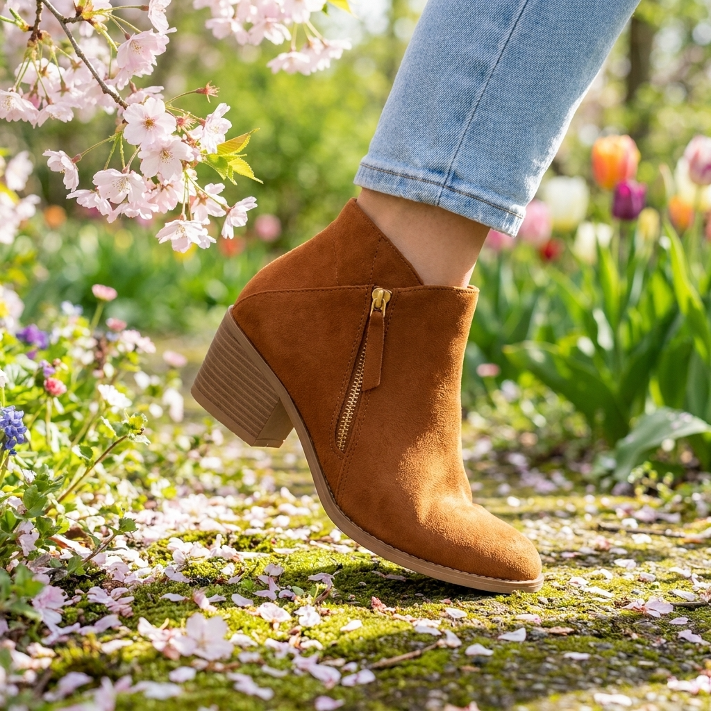 Jordane | Bottines Bout Pointu Talon Bloc