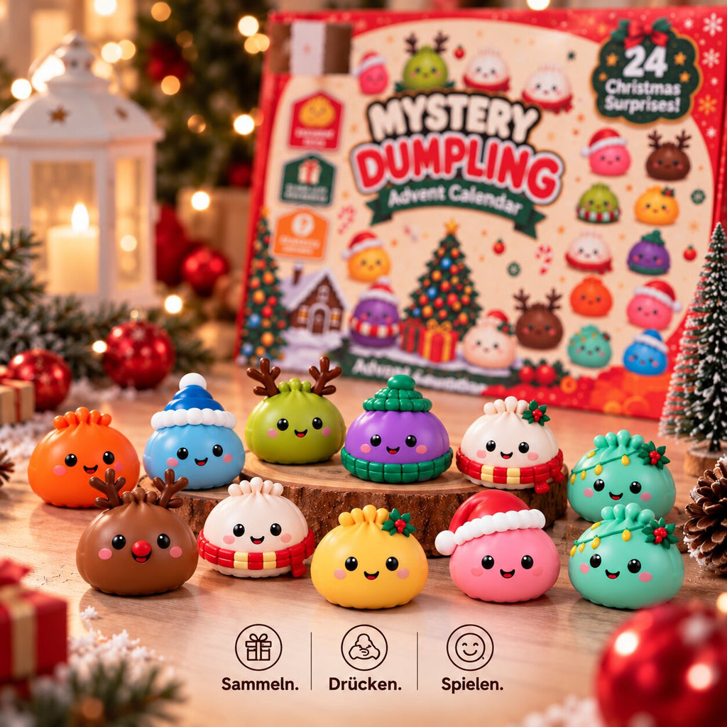 Calendrier de l'Avent Squishy Dumplings avec 24 surprises