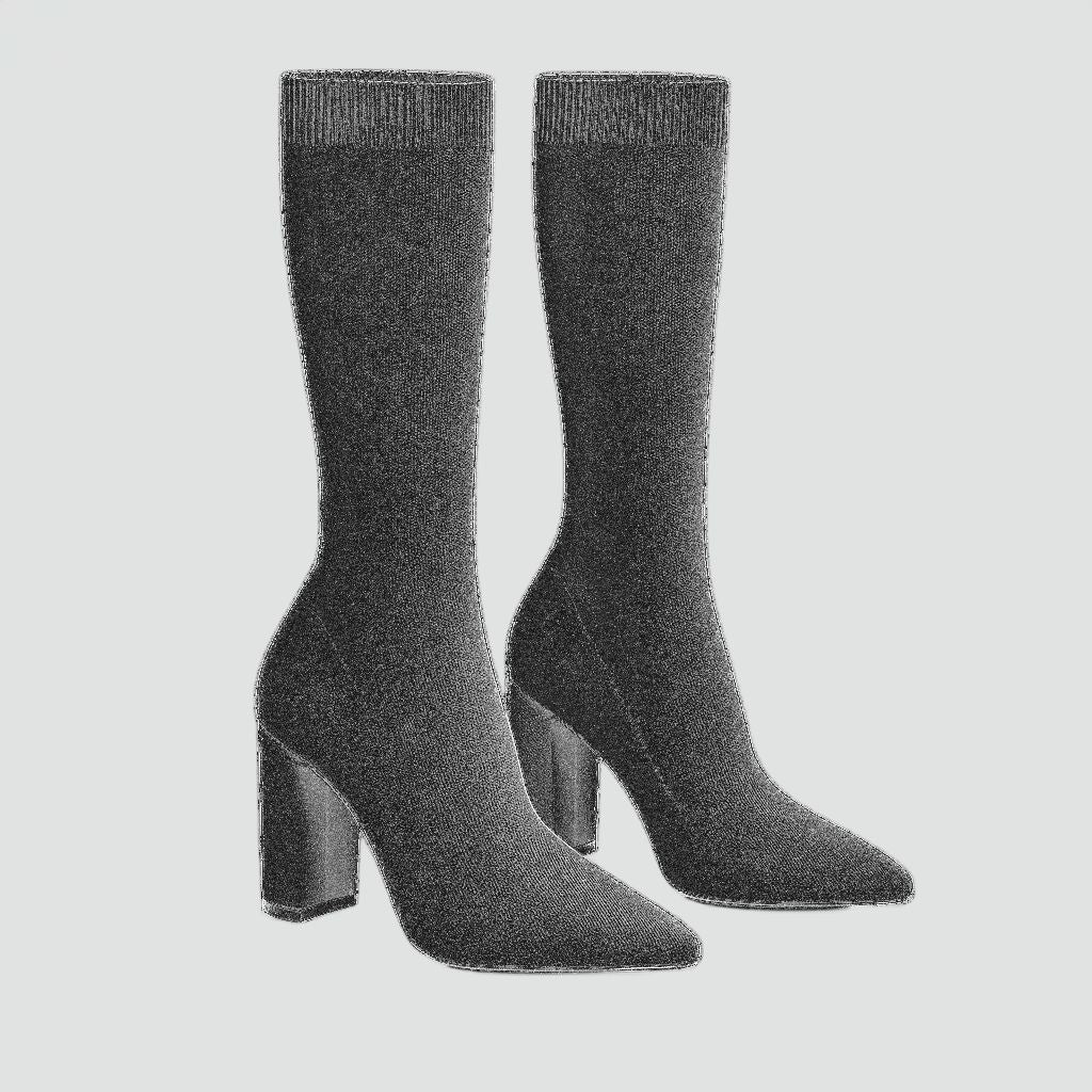 Jacinta | Bottes Chaussettes Hautes Bout Pointu
