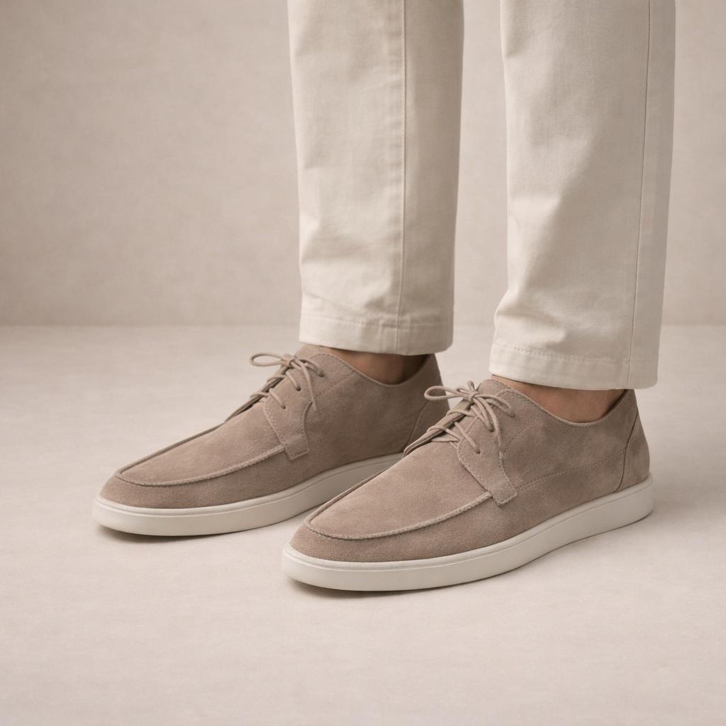 Maxence | Mocassins Suédine Lacés