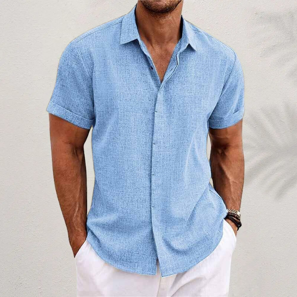 Samuel | Chemise Lin Manches Courtes