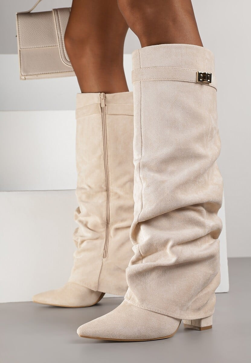 Calliope | Bottes Slouch Aspect Suédine