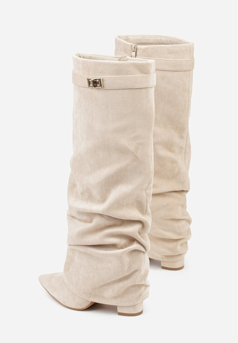 Calliope | Bottes Slouch Aspect Suédine