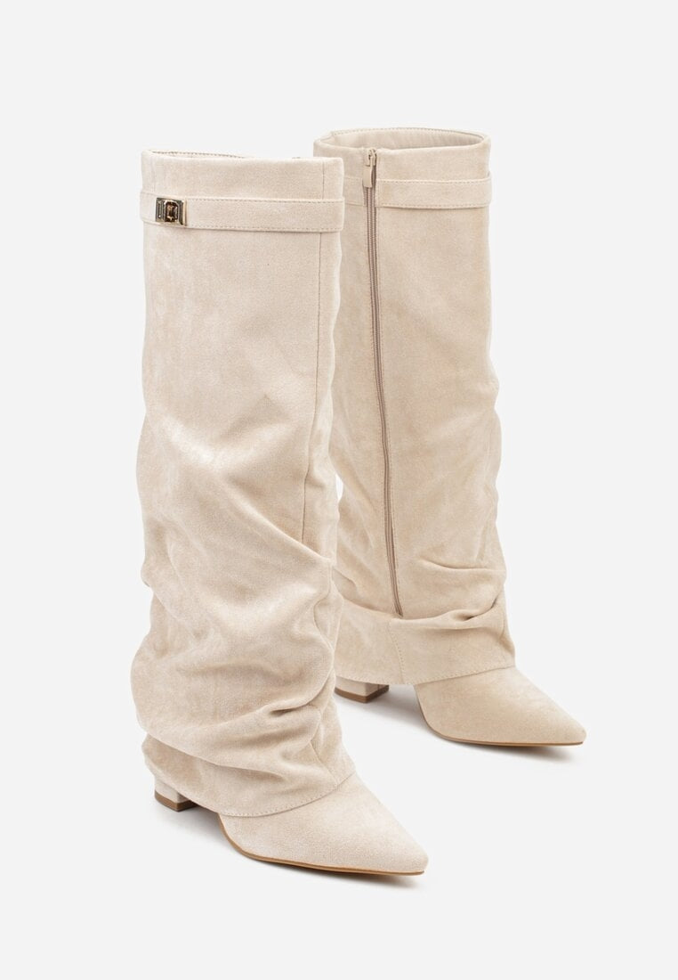 Calliope | Bottes Slouch Aspect Suédine