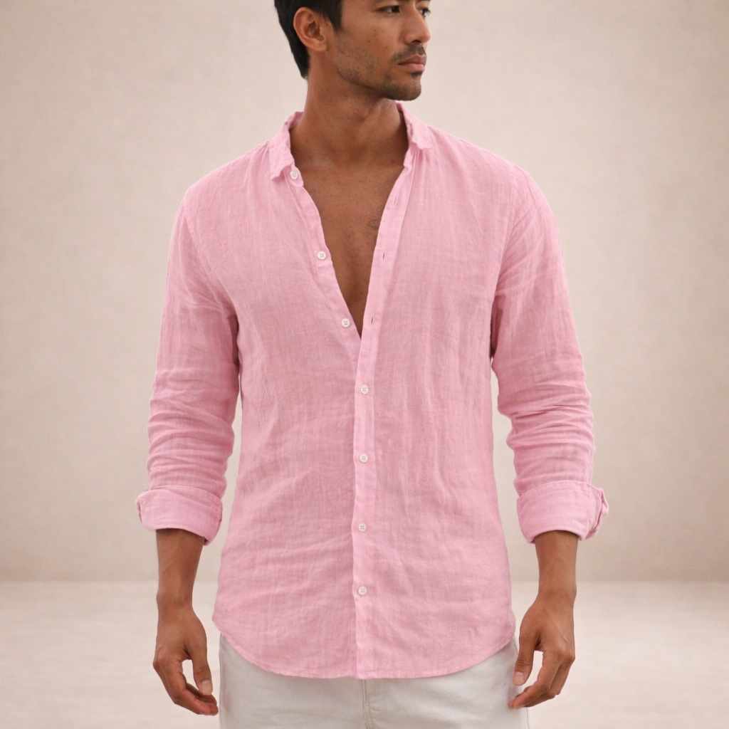 Noé | Chemise Lin Manches Longues