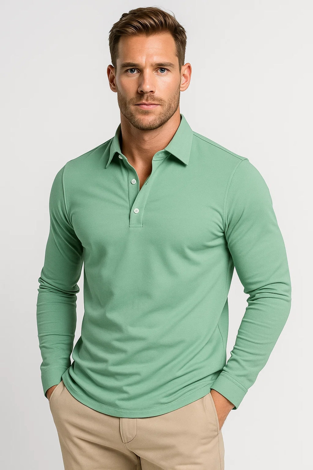 Aubin | Polo Slim Manches Longues
