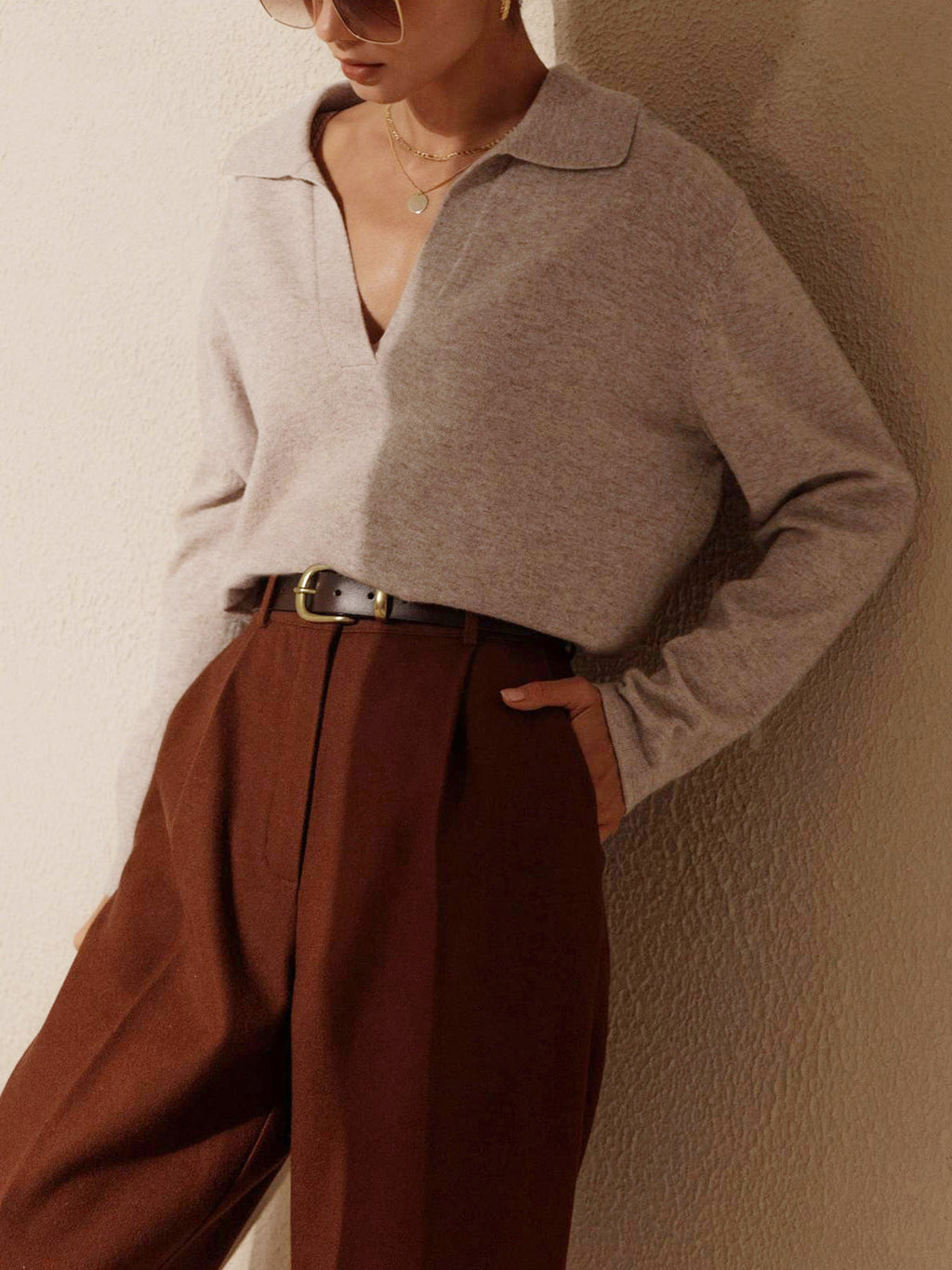 Juliette | Pull en Maille Col V Femme