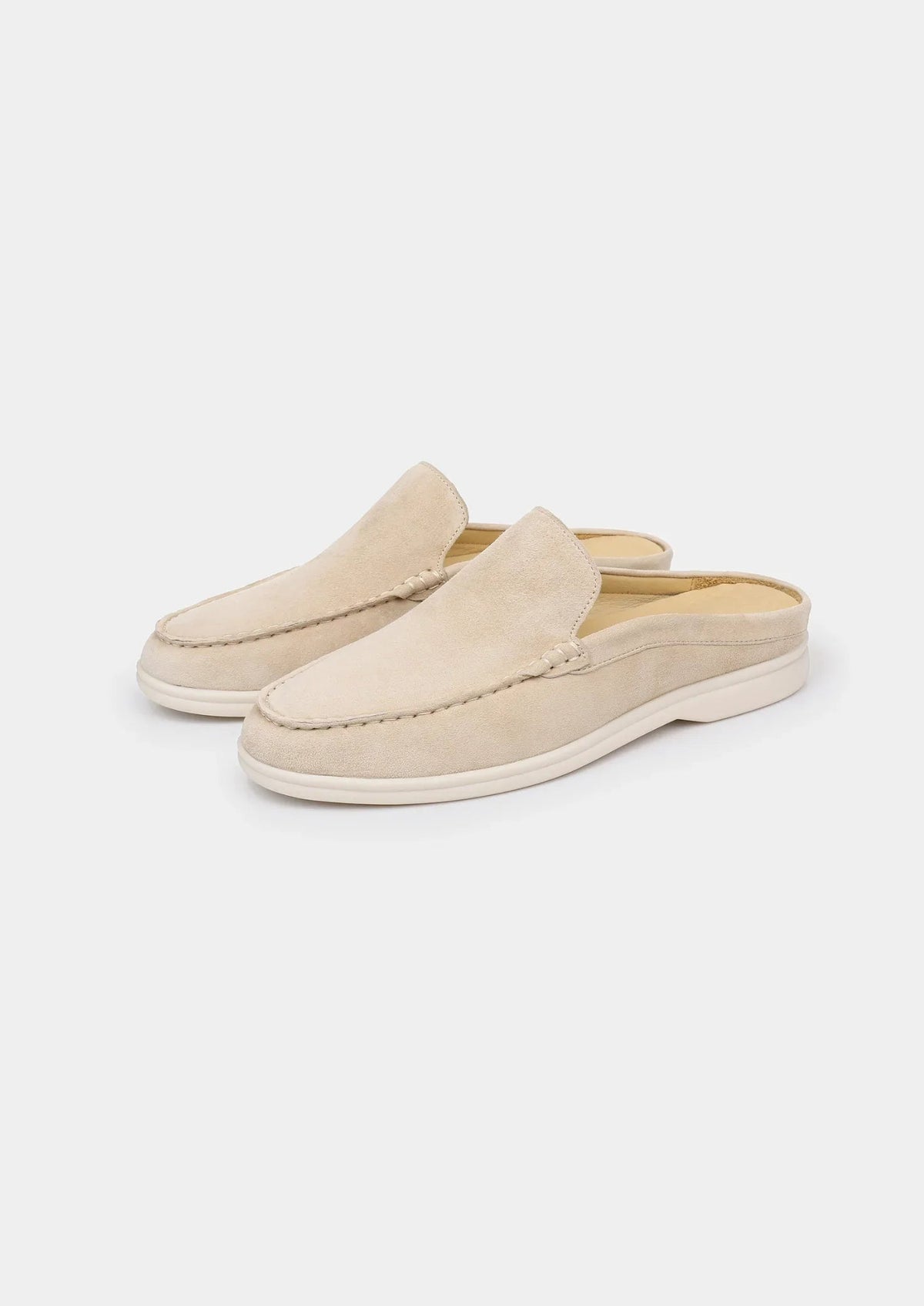 Ulysse | Chaussons Suédine Ivoire