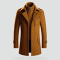 Clothaire | Manteau Laine Mélangée Col Double