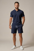 Achille | Ensemble Polo Texturé Short