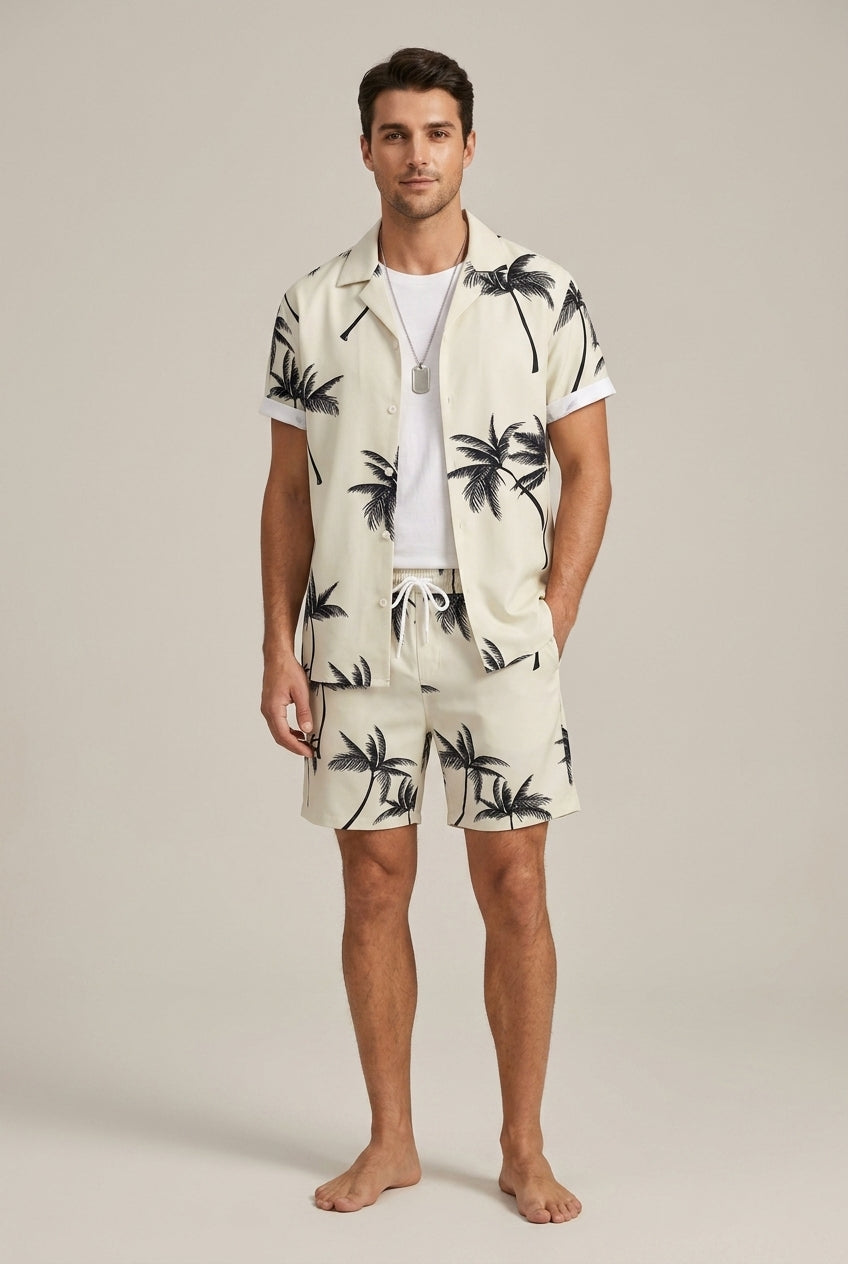 Numa | Ensemble Imprimé Palmiers Short