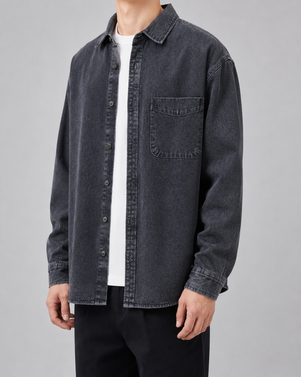 Léon | Surchemise en Jean Délavé