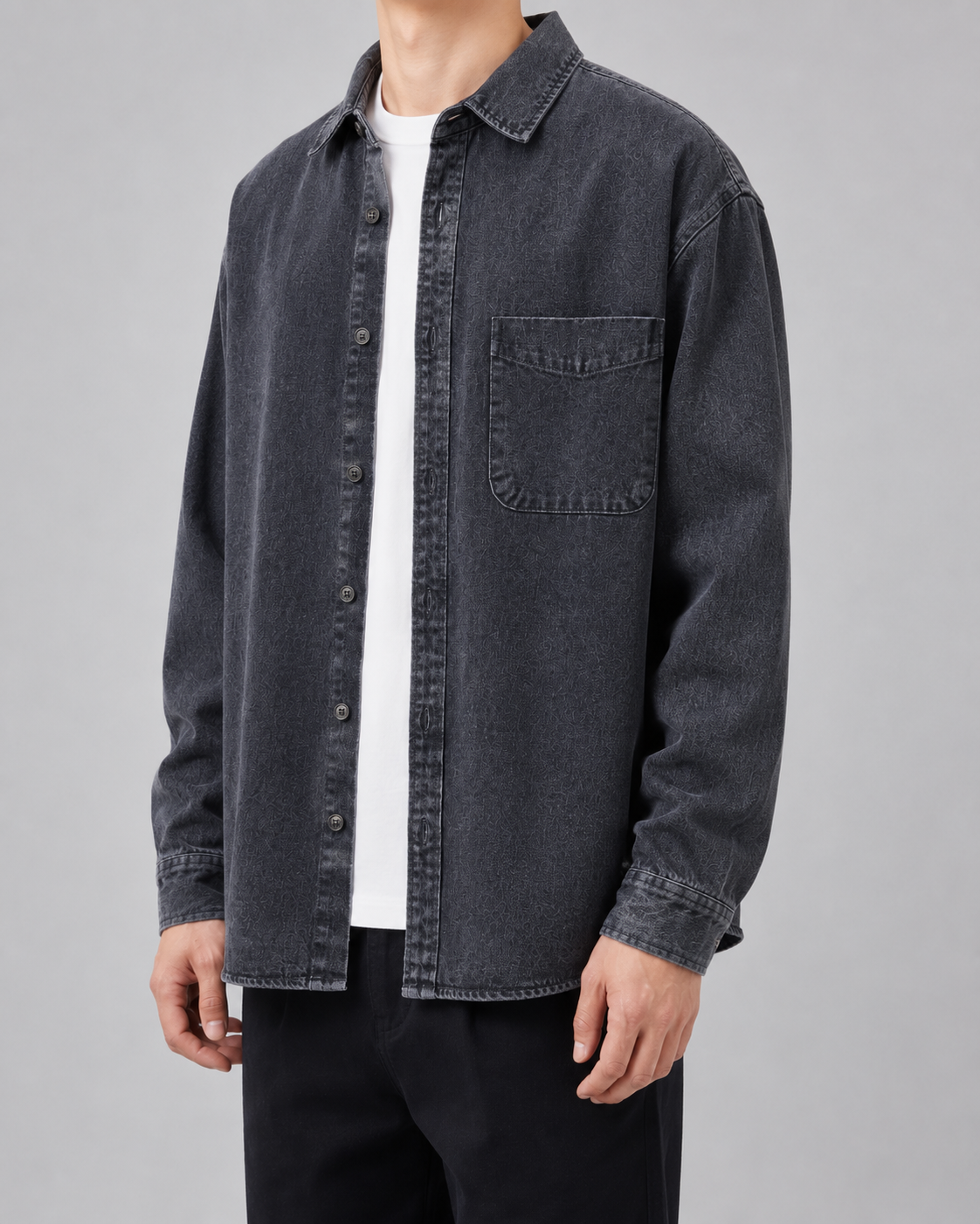 Léon | Surchemise en Jean Délavé