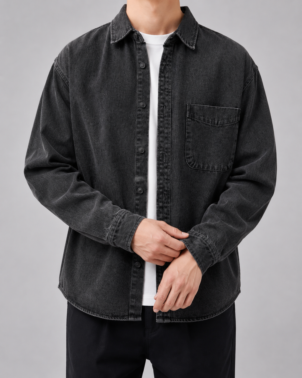 Léon | Surchemise en Jean Délavé