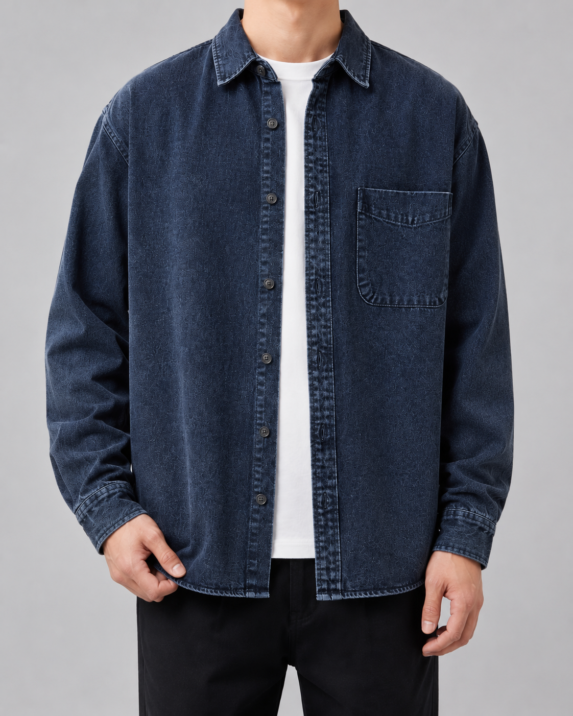 Léon | Surchemise en Jean Délavé