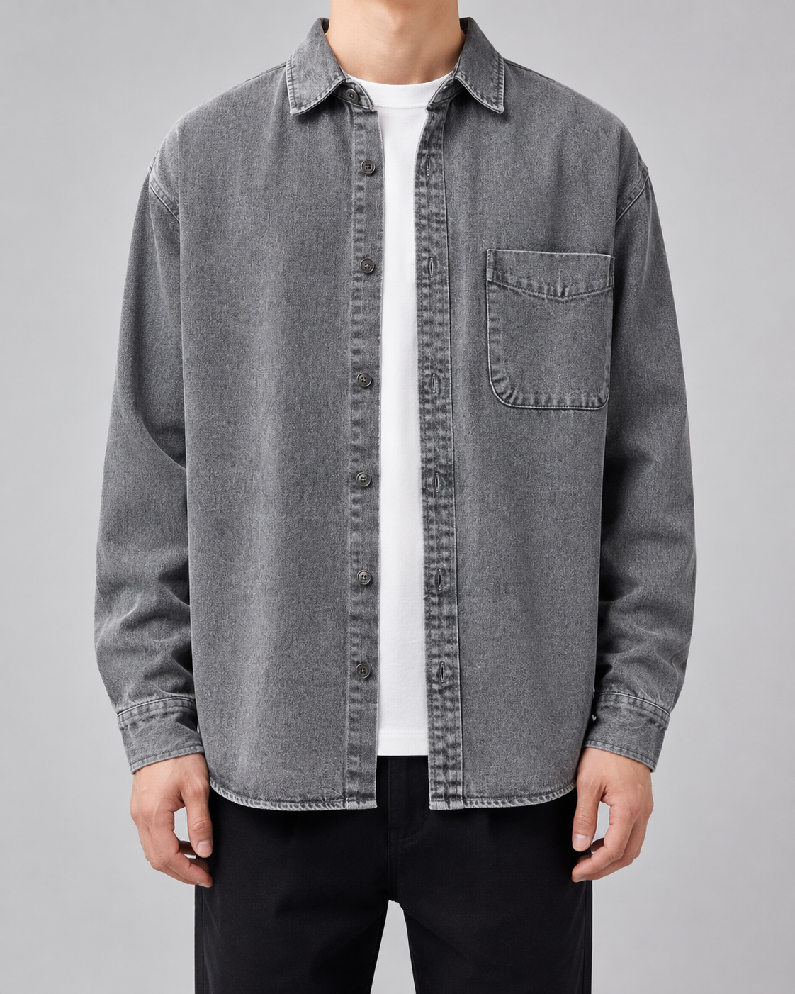 Léon | Surchemise en Jean Délavé