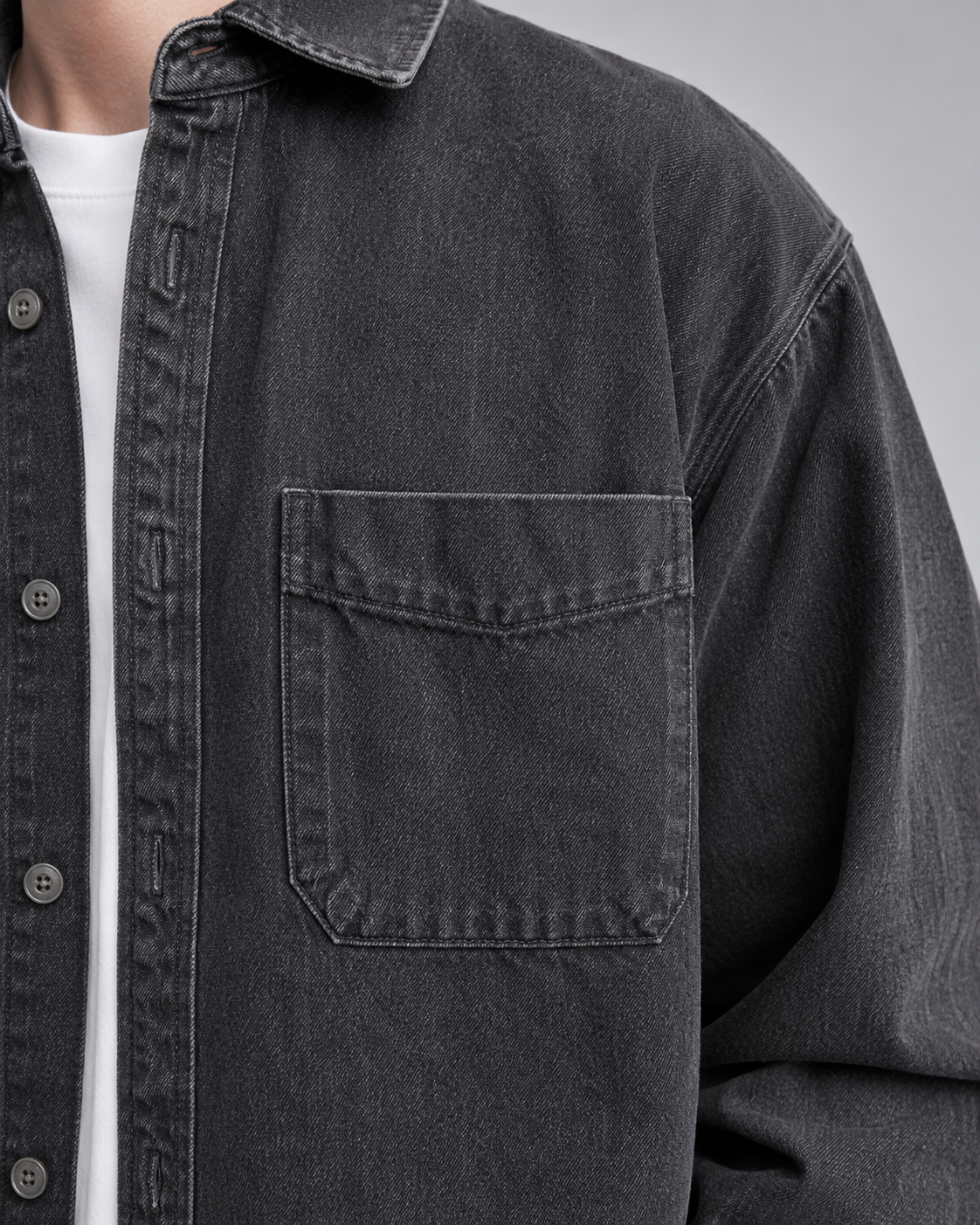Léon | Surchemise en Jean Délavé