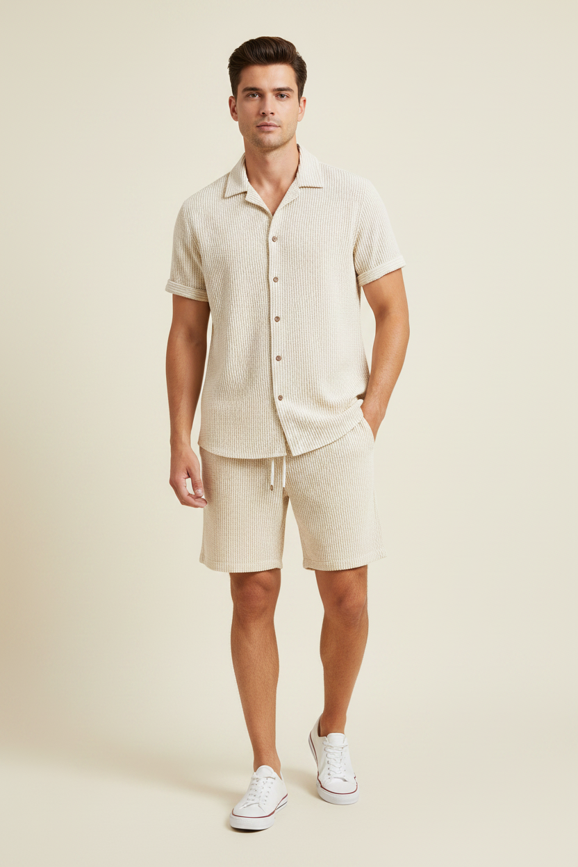 Casimir | Ensemble Col Ouvert Short
