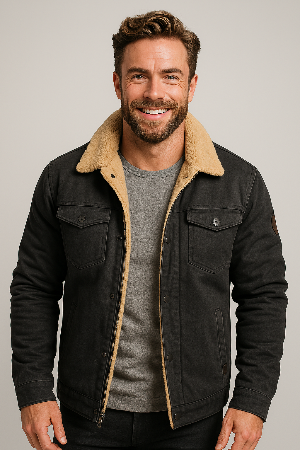 Ebbon | Veste Doublée Poches Poitrine
