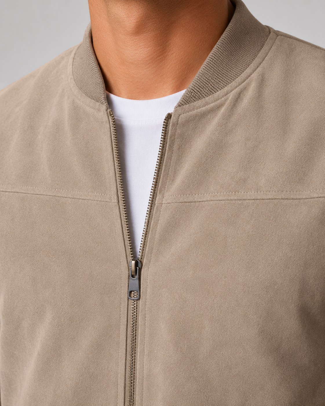 Foucauld | Blouson Bomber Suédine