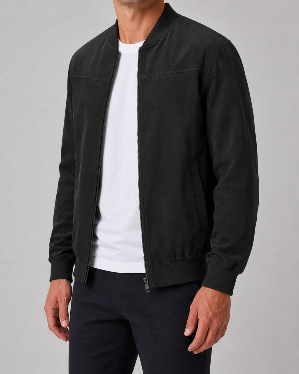 Foucauld | Blouson Bomber Suédine