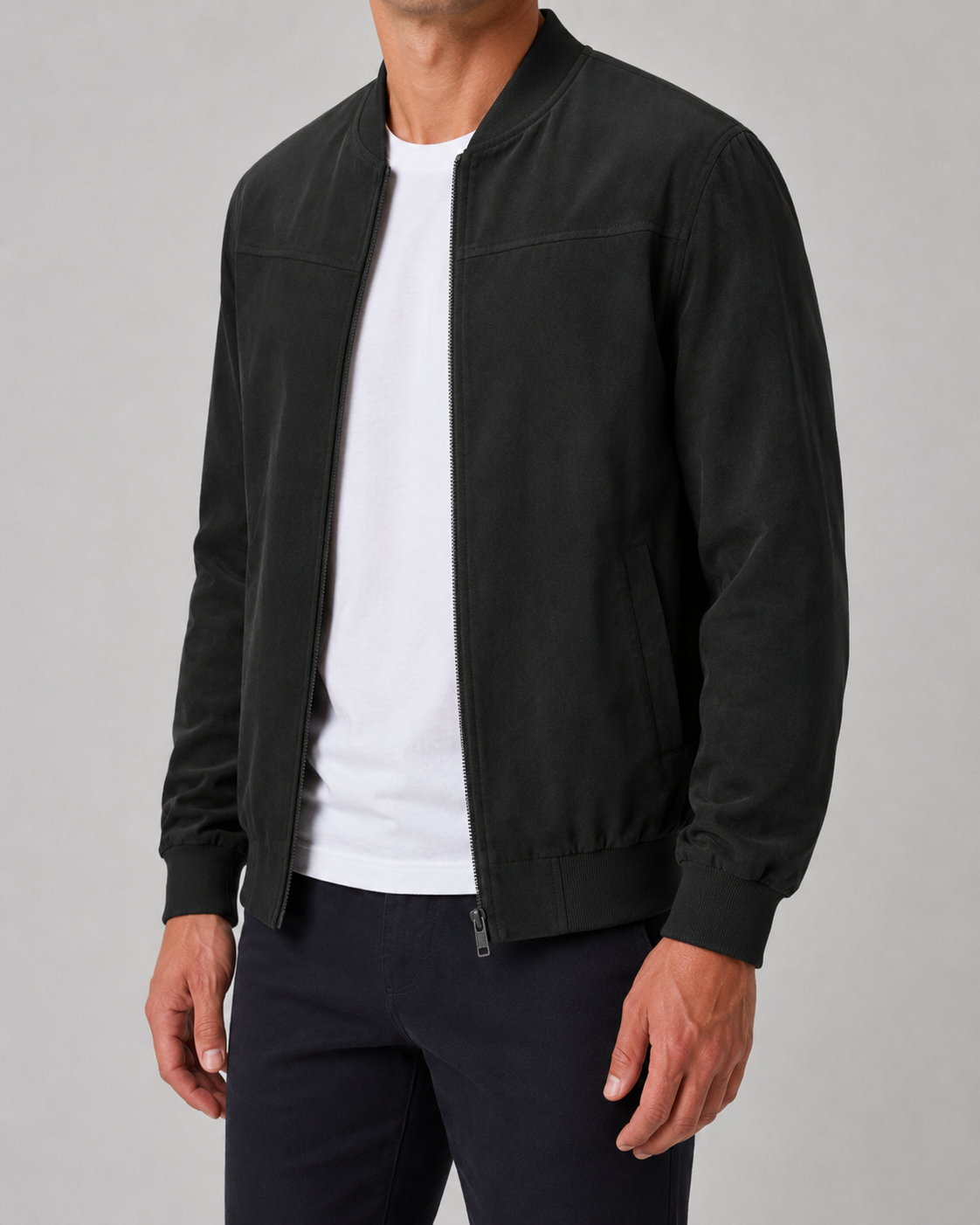Foucauld | Blouson Bomber Suédine