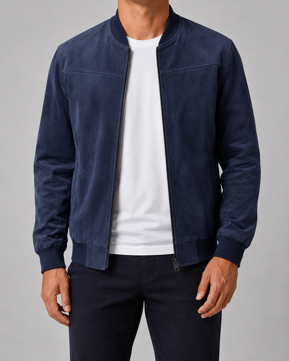 Foucauld | Blouson Bomber Suédine