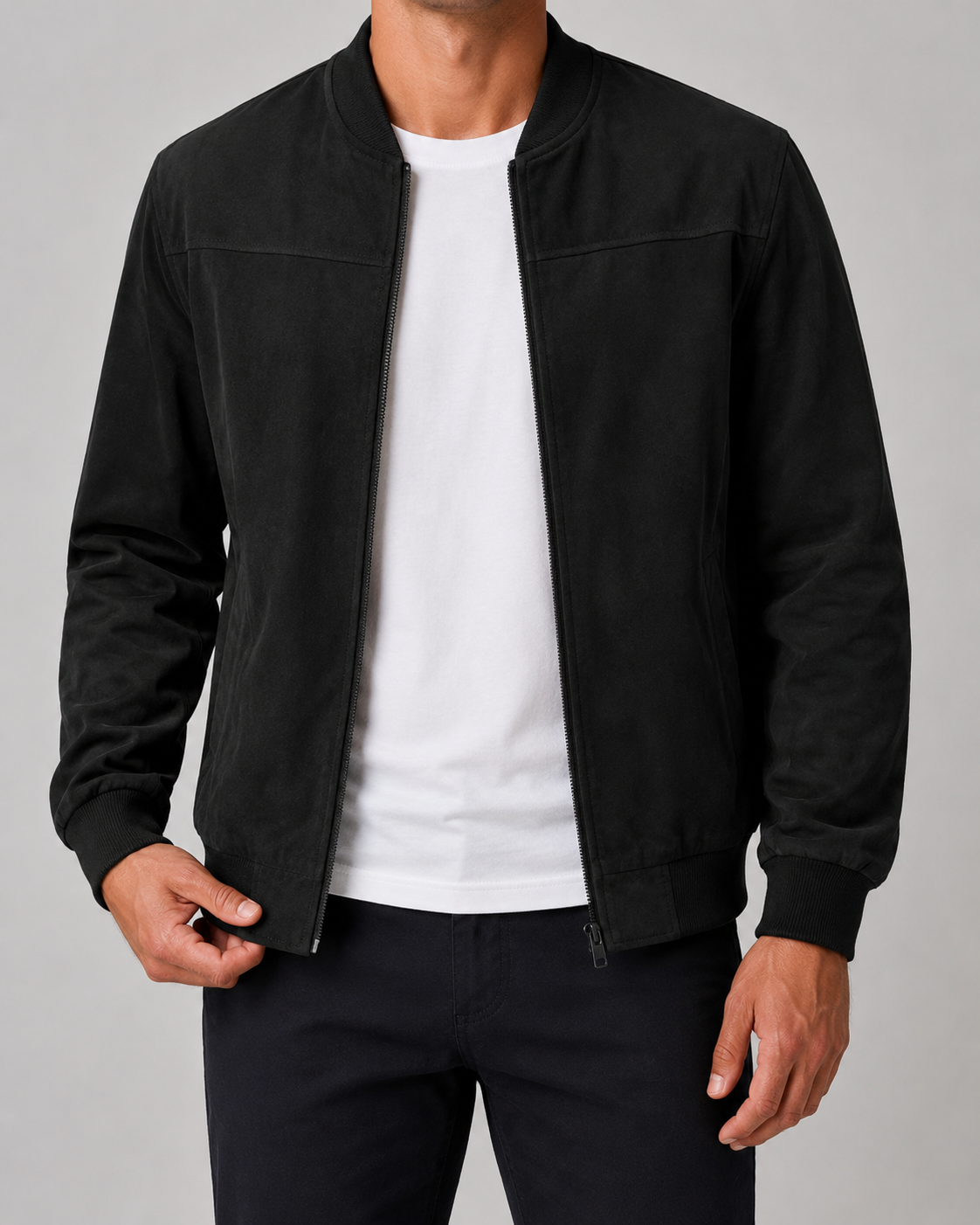Foucauld | Blouson Bomber Suédine