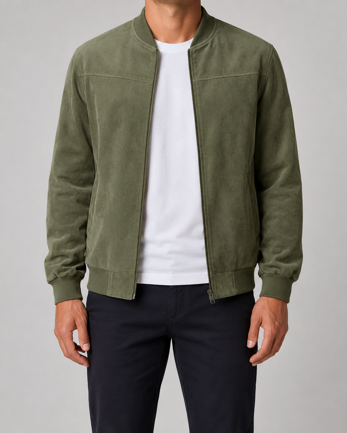 Foucauld | Blouson Bomber Suédine